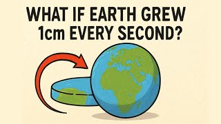 🌏What If Earth Grew 1cm Every Second⏳😱