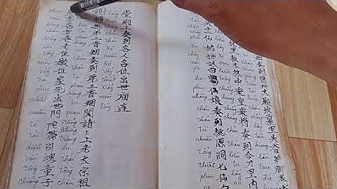 Đọc sách cúng Dao (tổ chà phin sâu)