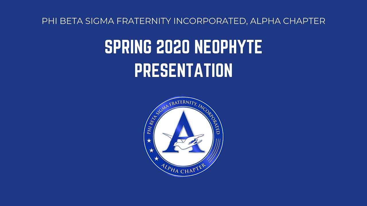what is a neophyte presentation