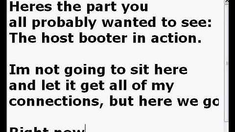 Legit Host Booter For Halo 3(Proof it Works)