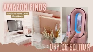 Perfect Rose gold and Aesthetic Desk Setup using Amazon Home Office Finds screenshot 1