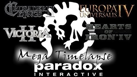 Paradox Interactive Mega Timelapse Part 2 | Crusader Kings II (1188-1455)