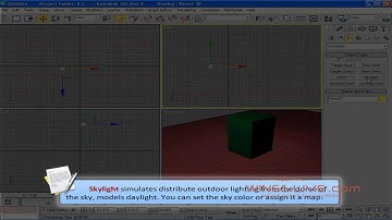 3ds max Omni Lights tutorial - Wingslive