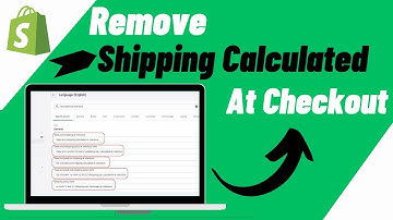 How to Remove/Change "Shipping Calculated At Checkout" Shopify - Quick & Easy