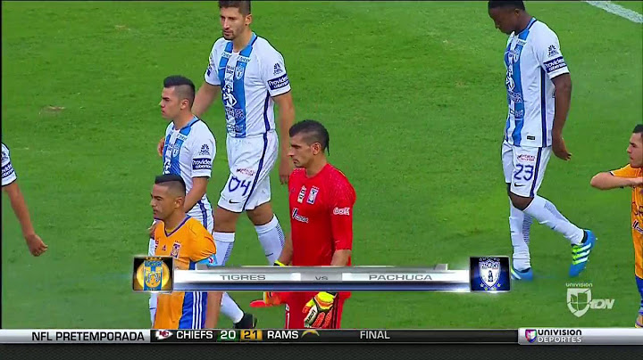 Tigres 4-2 Pachuca liga mx 2016