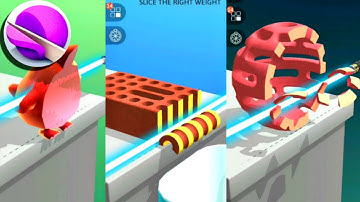 ASMR Slicing - Gameplay Walkthrough All Levels ( Levels 222-225)