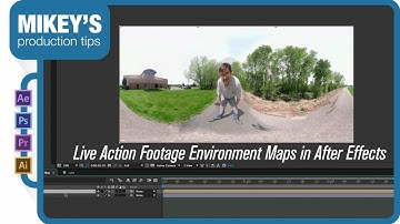 Live action footage environment maps in After Effects
