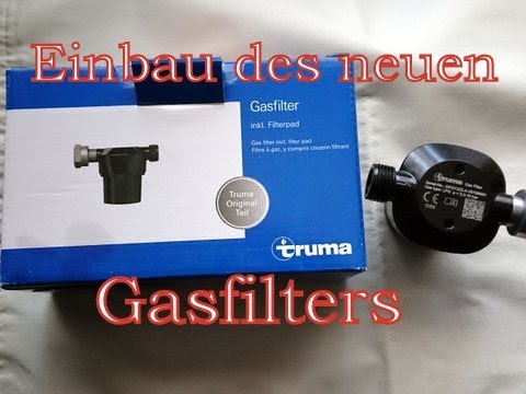 Einbau neuer Truma Gasfilter in Kastenwagen Wohnmobil 