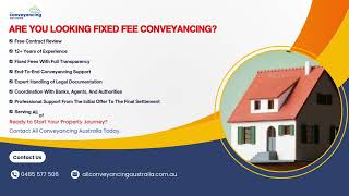 Are You Looking Fixed Fee Conveyancer in Victoria? #melbourne