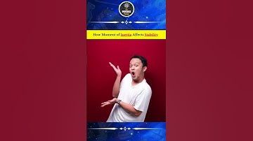 How Moment of Inertia Affects Stability #moment  #physics #funny #viralreel