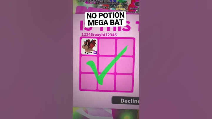 My 2nd No Potion Mega Bat Dragon Traded