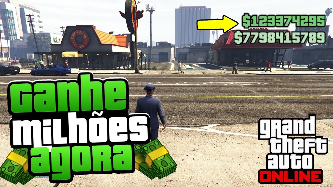 CÓDIGO DE DINHEIRO NO GTA 5💲 SAAAIU💲100 MILHÕES SOLO EM MINUTOS💲GLITCH  DE DINHEIRO GTA 5 ONLINE SOLO 