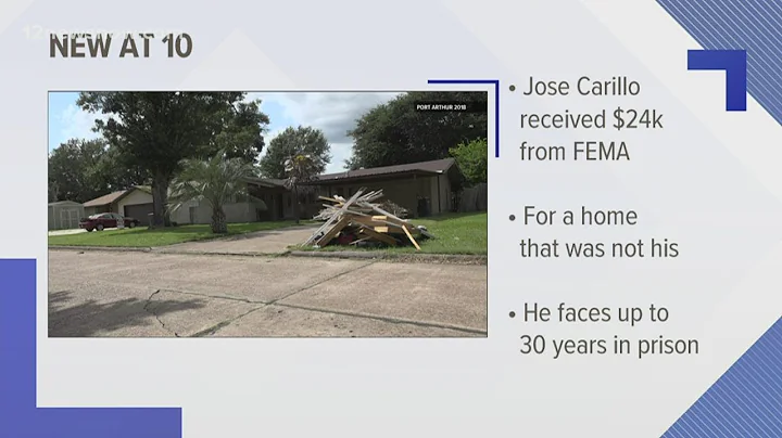 50-year-old Port Arthur man faces federal prison after pleading guilty to hurricane-related fraud