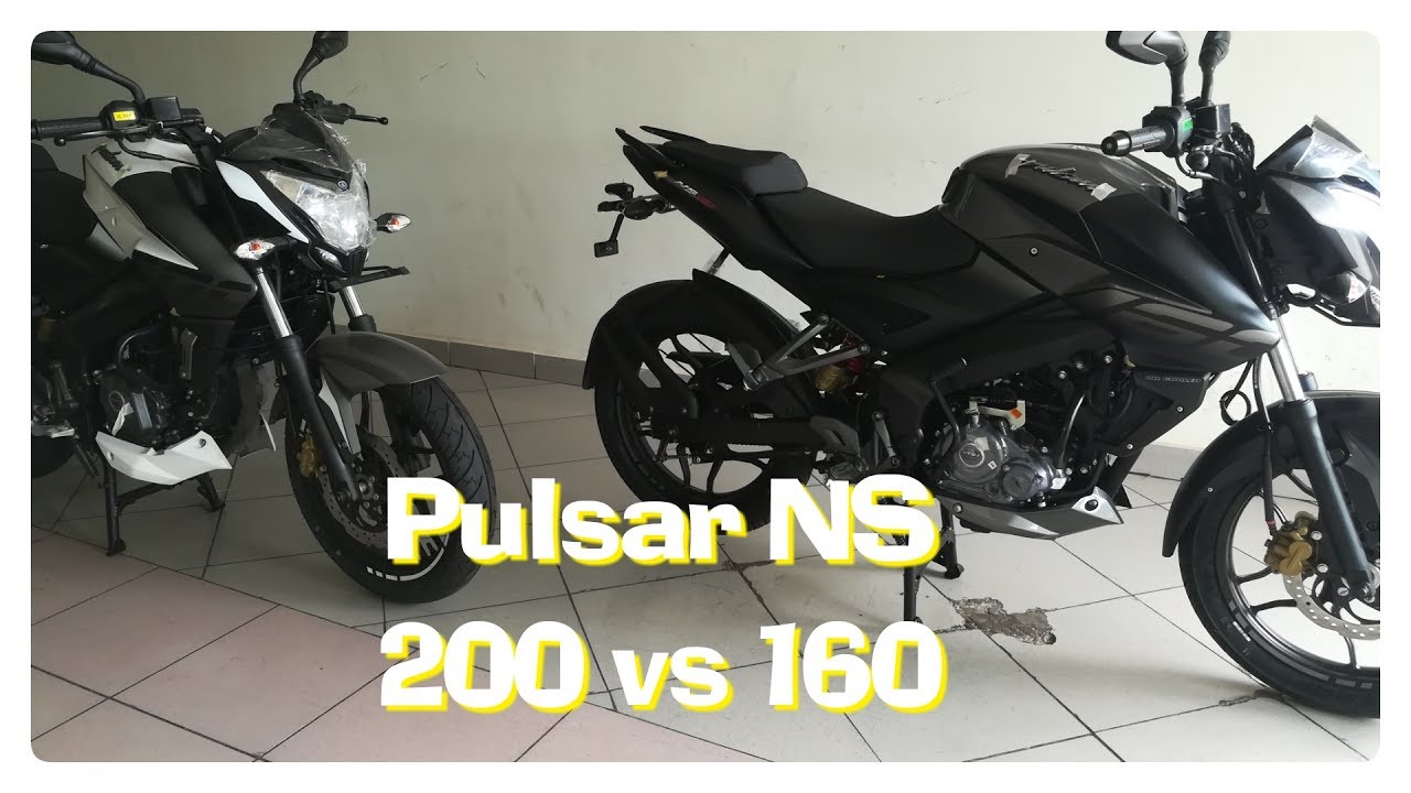 2017 Bajaj Pulsar 200 NS VS 160 NS Quick Comparo AHO