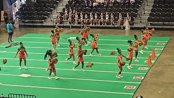 Huffman HS Cheerleaders ~2025 AHSAA Super Regional Cheer Competition #coachveetv #cheerleading 