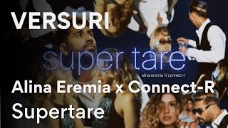 Alina Eremia x Connect-R - Supertare | Versuri/Lyric Video Resimi