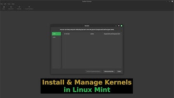 Install & Manage Kernels in Linux Mint