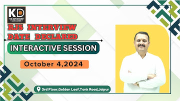 INFORMATION ABOUT RJS MOCK INTERVIEWS AT KD ADVANCED LAW CLASSES INSTITUTE BY K.D CHARAN SIR