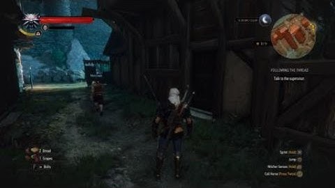 Helping a merchant in alley-The Witcher 3:Wild Hunt