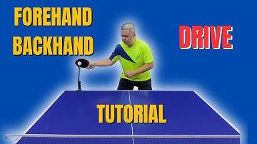 Step-by-Step Guide to Forehand & Backhand Drive (Easy for Beginners!)