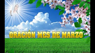 ORACIÓN MES DE MARZO