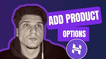 How Do I Add Product Options Onhostinger Website Builder