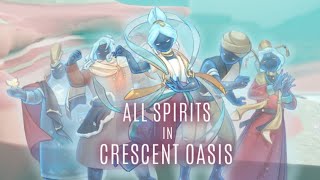 All SPIRITS in CRESCENT OASIS! | Sky COTL