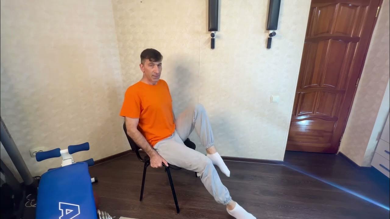 Убрать жир на животе, боках и ягодицах на стуле - простые упражнения 👍 ...