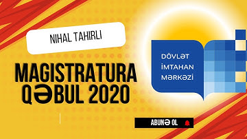 Magistratura Qəbul 2020 informatika suallarının izahları.Qəbulda qarşılaşacağınız suallar.