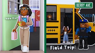 GOING ON A CLASSROOM FIELDTRIP TO THE POLICE DEPARTMENT!! *New Student* Berry Avenue Roleplay