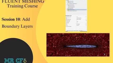 Fluent Meshing Training Course: Session 10, Add Boundary Layers
