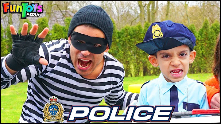 Policeman Jason Protects Toys with Police Car | Fu...