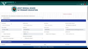 Primary Interview 2022 Form Fill Up Step By Step online. #wbrecruitment2022 #wbtet2022