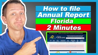 How to file an annual report for an LLC or S-Corp in Florida | Step-by-step instructions