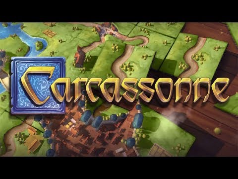 Carcassonne - The Board Game of Tiles & Tactics! (4 Player Gameplay)
