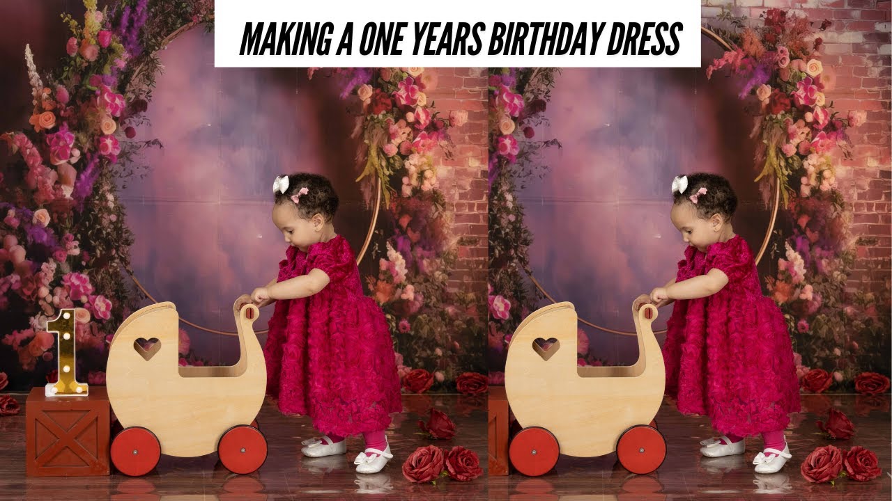 КАК Я СШИЛА ЭТО НАРЕЗАТЕЛЬНОЕ ПЛАТЬЕ ДЛЯ МОЕЙ ДОЧЕРИ, КОТОРОЙ СКОРО ИСПОЛНИТСЯ ГОДИК. ЛЕГКО ШИТЬ