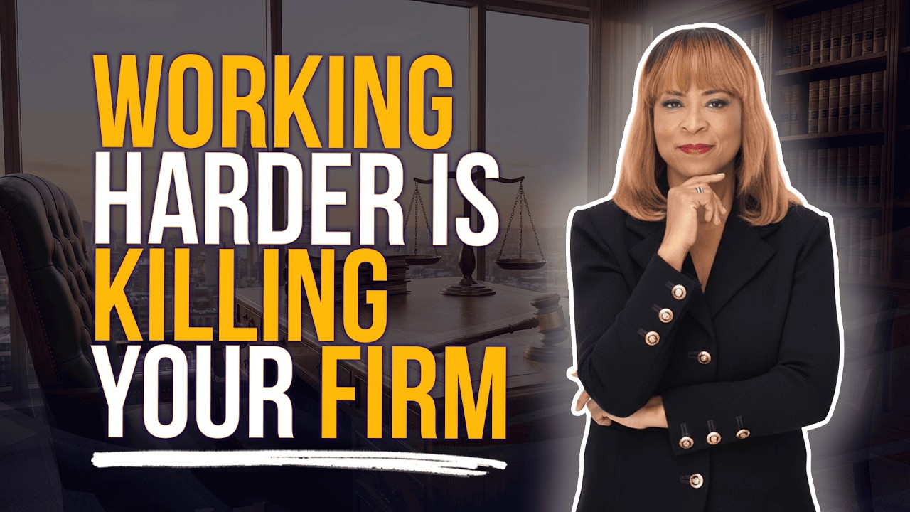 Why Working Harder Isn’t Fixing It (And What To Do Instead) | The Unstoppable Lawyer