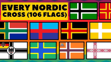 Every Nordic Cross Flag in Existence (101 Flags!)