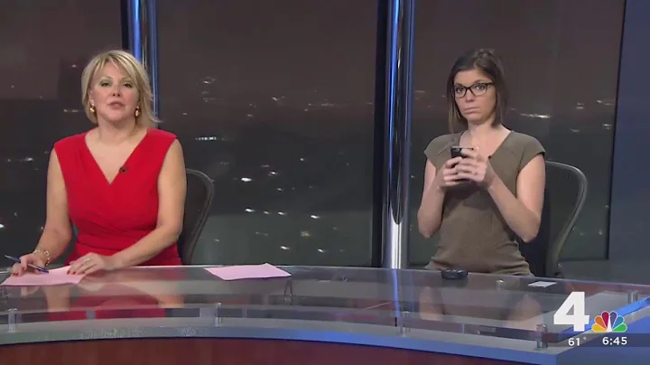 Amelia Draper of NBC4 funny on air awkward moment 1