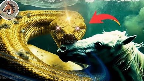 Animal Rescue Rescue Team Fights Giant Python in Amazon Jungle to Save Mother Horse | Hope Rescue HQ