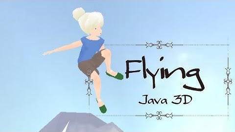 Java 3D: Flying Human Tinker Bell_4/人間ティンカーベルの空飛ぶスケートボード