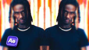 How To Make This DISTORTED SPLIT-MIRROR Look! (After Effects)