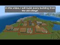 Minecraft how to build the old village companycraft 2024