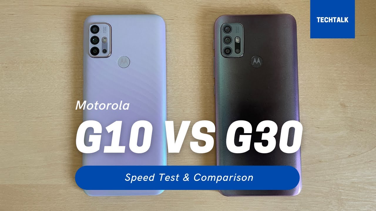 Motorola G10 vs G30 Speed Test & Comparison YouTube