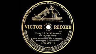1910 Inez Barbour & Reinald Werrenrath - Every Little Movement