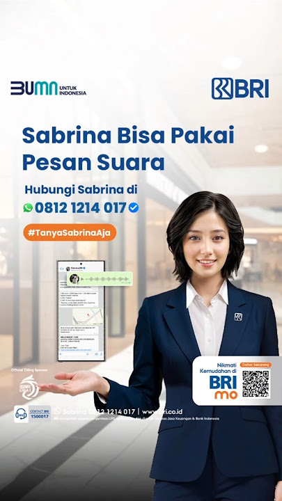 Lagi sibuk tapi butuh info merchant terdekat? #TanyaSabrinaAja, kirim pesan suara melalui WhatsApp