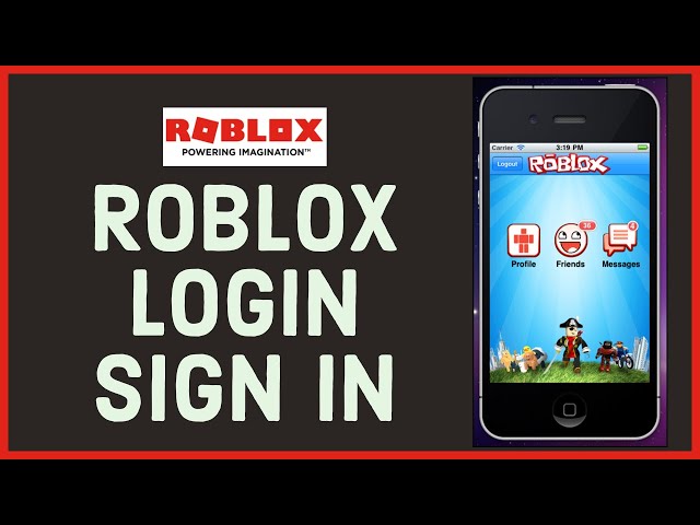 How to Log in to Roblox in Mobile  Login New Roblox Account 