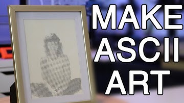 Making ASCII Art Using Processing, Inkscape and an Anet ET4X Pen Plotter