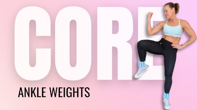 ankle weight core exercises correct form illustration
