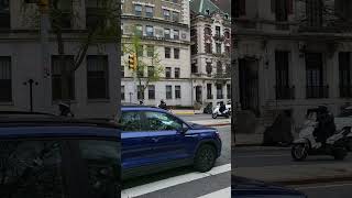 NYPD Police autobike parade near Columbia University?